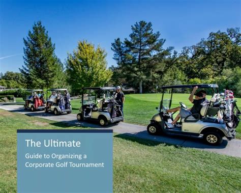 6 Steps to Organize Successful Corporate Golf Tournaments.